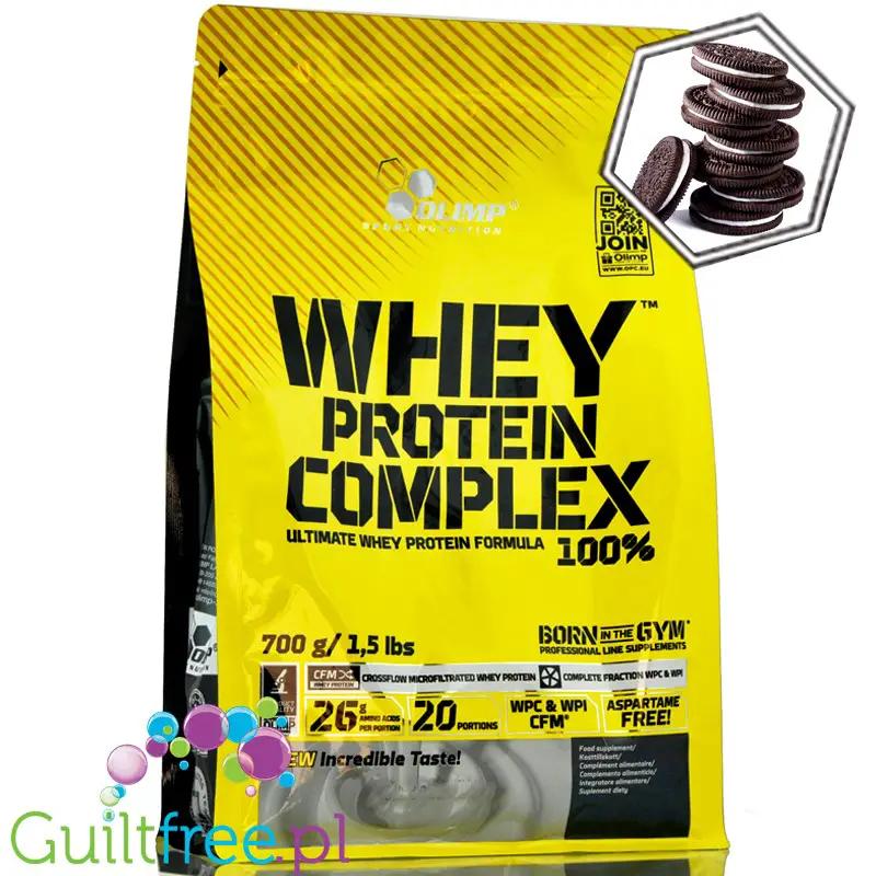 Olimp Whey Protein Complex 100% 0,7 kg Cookies & Cream, odżywka protei ...
