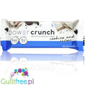 Power Crunch Cookies & Creme - proteinowy wafelek ze stewią 14 białka, Ciasteczka z Kremem by Power Crunch (power-crunch-proteinowy-baton-ciasteczka-z-kremem-14g-bialka-niskie-ig)
