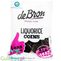 DeBron Liquorice Coins - słodkie cukierki lukrecjowe bez cukru by De Bron (debron-liquorice-coins-slodkie-cukierki-lukrecjowe-bez-cukru)
