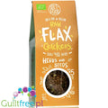 Diet Food Raw Flax Crackers bio krakersy lniane z ziarnami i ziołami, 5g węglowodanów by Diet Food (diet-food-keto-bio-krakersy-siemie-ziarna-ziola)