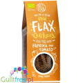 Diet Food Raw Flax Crackers bio krakersy lniane- z pomidorami i papryką, 5g węglowodanów by Diet Food (diet-food-keto-bio-krakersy-siemie-pomidory-papryka)