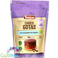 Torras Choco Drops Stevia - kropelki wegańskiej gorzkiej czekolady 60% ze stewią i erytrolem by Torras (torras-czekolada-gorzka-72-kakao-bez-dodatku-cukru-drops-200g)
