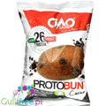 Ciao Carb Protobun Cocoa Stage1 - kakaowa keto bułeczka 5g węglowodanów by Ciao Carb (ciao-carb-protobun-cocoa-czekoladowa-bulka-proteinowa)