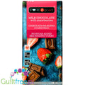 Pure & Good Milk Chocolate & Strawberries, no added sugar