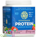 Sunwarrior Protein Warrior Blend, Berry 0,375kg - wegańska organiczna odżywka białkowa z goji i MCT by Sunwarrior (sunwarrior-protein-warrior-blend-berry-0375kg-weganska-organiczna-odzywka-bialkowa-z-goji-i-mct)