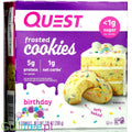 Quest Frosted Cookies, Birthday Cake - miękkie keto ciastka w polewie, BOX 8 SZT by Quest Nutrition (quest-frosted-cookies-birthday-cake-miekkie-keto-ciastka-w-polewie-box-8-szt)