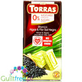 Torras Chocolate blanco con algas y flor de sal negra