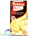 Torras White Chocolate - bezglutenowa biała czekolada bez dodatku cukru by Torras (torras-biala-czekolada-bez-cukru)