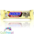 Snickers Hi-Protein Low Sugar White - baton białkowy 20g białka, Biała Czekolada, Karmel & Masło Orzechowe by Mars & Snickers (snickers-hi-protein-low-sugar-white-baton-bialkowy-20g-bialka-biala-czekolada-karmel-maslo-orzechowe)