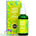 Good Good Sweet Drops of Stevia Lemon, naturalny aromat bez cukru i kalorii ze stewią, Cytryna