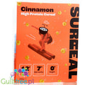 Surreal High Protein Cereals Cinnamon - proteinowe płatki śniadaniowe bez cukru ze stewią i erytrolem, kółeczka cynamonowe by Surreal (surreal-high-protein-cereals-cinnamon-proteinowe-platki-sniadaniowe-bez-cukru-ze-stewia-i-erytrolem-koleczka-cynamonowe)
