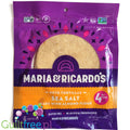 Maria & Ricardo's Almond Keto Tortillas, Sea Salt - keto tortille migdałowe 75kcal & 4g węglowodanów