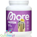 More Nutrition More Nutrition Total Protein Banana Milkshake 0,6kg - kazeina, gęsta odżywka białkowa, smak Szejk Bananowy - Protein Supplements