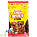 Macro Mike Almond Plant Protein, DeLuxe Chocolate, 40g - wegańska migdałowa odżywka białkowa bez glutenu, mleka i sukralozy by Macro Mike (macro-mike-almond-plant-protein-deluxe-chocolate-40g-weganska-migdalowa-odzywka-bialkowa-bez-glutenu-mleka-i-sukralozy)