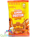 Macro Mike Almond Plant Protein, Choc Honeycomb, 40g - wegańska migdałowa odżywka białkowa bez glutenu, mleka i sukralozy