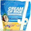TBJP Cream of Rice, White Chocolate Coconut 2kg - kleik ryżowy bez cukru, regeneracyjny posiłek treningowy