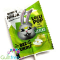 Bunny Ninja Lolli Pop, Green Apple 14kcal - sugar-free apple-flavored lollipop with xylitol