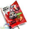 Bunny Ninja Lolli Pop, Strawberry 14kcal - sugar-free strawberry-flavored lollipop with xylitol