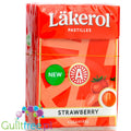 Läkerol Strawberry 75g - Scandinavian vegan sugar-free strawberry-flavored licorice.