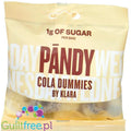 Pandy Candy Cola Dummies - błonnikowe żelki bez cukru 45% mniej kalorii, Cola w lukrowej posypce by Pandy Protein (pandy-candy-cola-dummies-blonnikowe-zelki-bez-cukru-45-mniej-kalorii-cola-w-lukrowej-posypce)