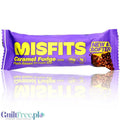 MisFits Protein Bar Caramel Fudge - wegański baton proteinowy bez cukru, Karmel, Krówka & 'Mleczna' Czekolada by Misfits (misfits-protein-bar-caramel-fudge-weganski-baton-proteinowy-bez-cukru)