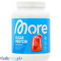 More Nutrition More Clear Pink Grapefruit 600g - clear milk protein isolate, light protein supplement with stevia