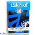 Läkerol Licorice Seasalt 75g - Finnish sugar-free licorice with sea salt