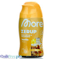 More Nutrition Zerup Vanilla - concentrated syrup for coffee and tea without sugar and calories, Vanilla