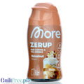 More Nutrition Zerup Hazelnut - concentrated syrup for coffee and tea without sugar and calories, Hazelnut
