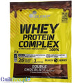 Olimp Whey Protein Complex 100% Double Chocolate, saszetka, odżywka proteinowa (smak Podwójnie Czekoladowy) by Olimp (olimp-whey-protein-complex-100-double-chocolate-saszetka-odzywka-proteinowa-smak-podwojnie-czekoladowy)