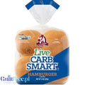 Aunt Millie's Live Carb Smart 3 Hamburger 8 buns - błonnikowe bułki