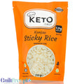 Keto Chef Organic Konjac Sticky Rice - bio shirataki noodles 9kcal, unscented formula, Sushi rice