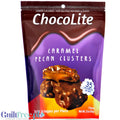 Healthsmart Sweet Nothings Chocolite Caramel Pecan Clusters - niskotłuszczowe czekoladki karmelowe z pekanami by HealthSmart Foods (healthsmart-sweet-nothings-candy-caramel-pecan-clusters)