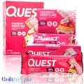 Quest Strawberry Shortcake BOX 12 pcs - protein bar without sugar and maltitol, Strawberry Cake flavor