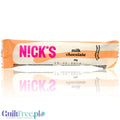 N!CK'S Nicks Milk Chocolate 112kcal - batonik z mlecznej czekolady bez cukru i maltitolu ze stewią i erytrolem