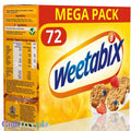 Weetabix Mega Pack 72 sztuki - prasowane pełnoziarniste płatki śniadaniowe w brykietach z żelazem i witaminami by Weetabix (weetabix-mega-pack-72-sztuki-prasowane-pelnoziarniste-platki-sniadaniowe-w-brykietach-z-zelazem-i-witaminami)