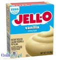 JellO Vanilla Pudding Sugar Free - Instant sugar and fat free pudding, vanilla flavor