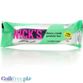 Nicks N!ck's Choco Crush Protein Bar - chocolate bar with chocolate cream and crisps with no added sugar 15g protein