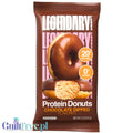 Legendary Foods Protein Donuts Chocolate Dipped - czekoladowe keto donuty bez glutenu 20g białka by Legendary Foods (legendary-foods-protein-donuts-chocolate-dipped-czekoladowe-keto-donuty-bez-glutenu-20g-bialka)