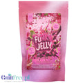 Funky Jelly Rhubarb x 15 porcji - kwaśna galaretka bez cukru 19kcal, smak rabarbarowy