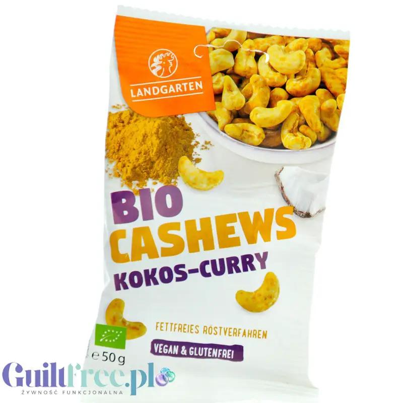 Landgarten Organic Cashews Coconut Curry - organic cashews coated in c ...