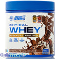 Applied Critical Whey Advanced Protein Chocolate Milkshake 132g - odżywka białkowa o smaku czekoladowym z WPI, WPH i WPC