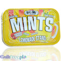 Big Sky Mints Lemonade Stand - pudrowe pastylki bez cukru o smaku lemoniady cytrynowej, puszka vintage