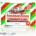 Fisherman's Friends Strawberry & Lime - mocne mentolowe pastylki bez cukru o smaku Truskawka & Limonka by Fisherman's Friend (fishermans-friends-strawberry-lime-mentolowe-pastylki-bez-cukru)