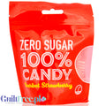 Future Candy 100% Zero Sugar Sweets, Sherbet Strawberry - cukierki bez cukru o smaku kwaśnej truskawki