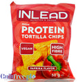 Inlead Protein Tortilla Chips Paprika - wegańskie paprykowe chipsy proteinowe 35% białka