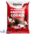 Kayow Protein Cookie Double Chocolate - brownie proteinowe bez cukru z kawałkami czekolady 18g białka