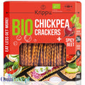Krippu Bio Chickpea Crackers Spicy Beet - pikantne krakersy bezglutenowe z ciecierzycy by The Beginnings (krippu-bio-chickpea-crackers-spicy-beet)