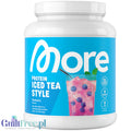 More Nutrition More Clear Blueberry Ice Tea - klarowny izolat bez smaku mleka, lekka odżywka białkowa ze stewią