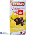 Torras Zero Negro & Limon - dark chocolate with lemon, no added sugar
